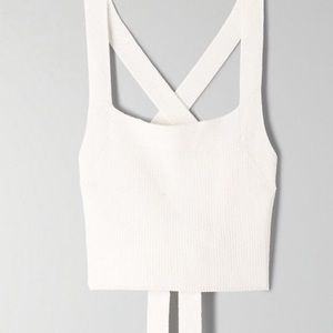 Aritzia Wilfred Cayenne Knit Top